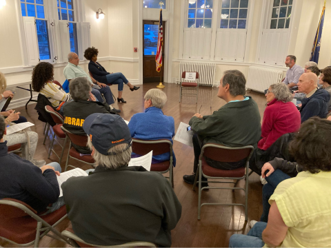 Westchester constituents discuss the Federal default and a discharge petition to pass a clean debt limit increase